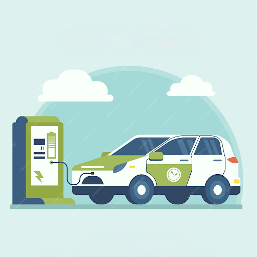 flat electric car